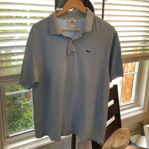Lacoste polo baby blue